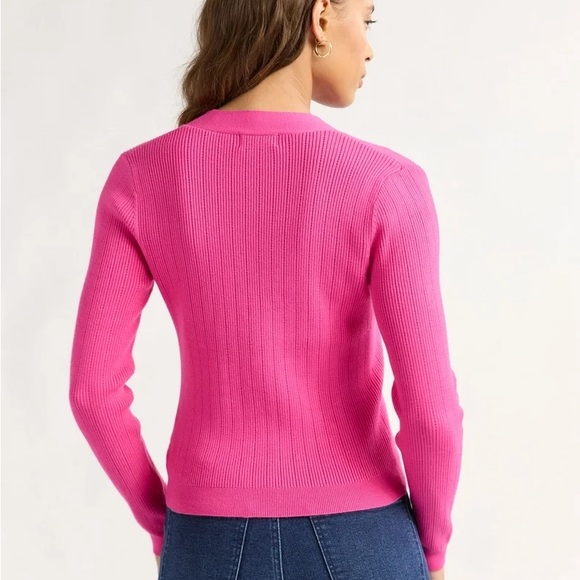 Women’s Ribbed Button Cardigan from Sofia Jeans - NWT szXS - Picture 2 of 6